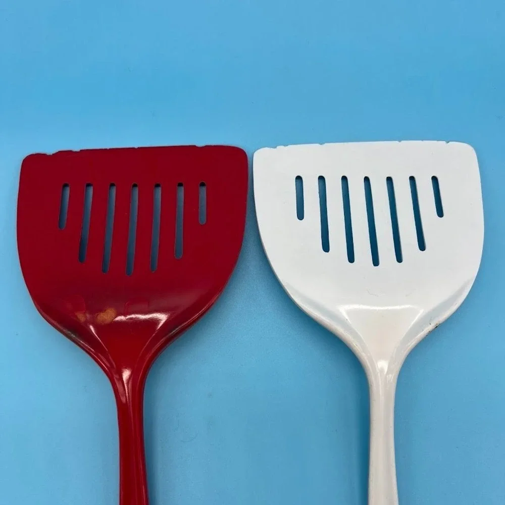 Vintage‎ Melamine Ware Set of 2 Wide Slotted Spatula Flipper Turner RK-170D